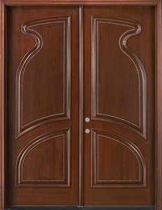 Innsbruck carved wood door